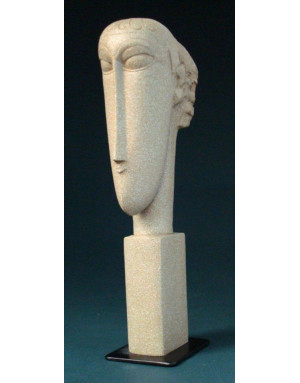  Parastone : Statue "Tête" de Modigliani, Reproduction de 23 cm