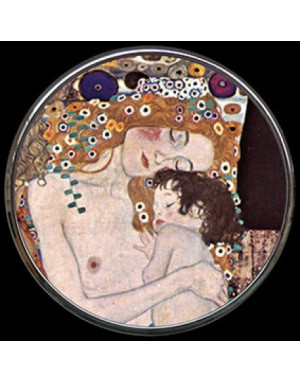  LES TROIS ÂGES DE GUSTAV KLIMT - MIROIR DE POCHE REFERMABLE