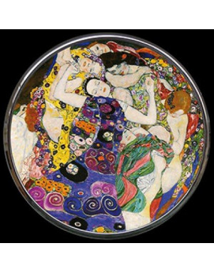  LA VIERGE DE GUSTAV KLIMT - MIROIR DE POCHE REFERMABLE