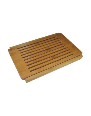  Point Virgule :  Planche à pain en bambou design avec grille amovible 40x27 cm