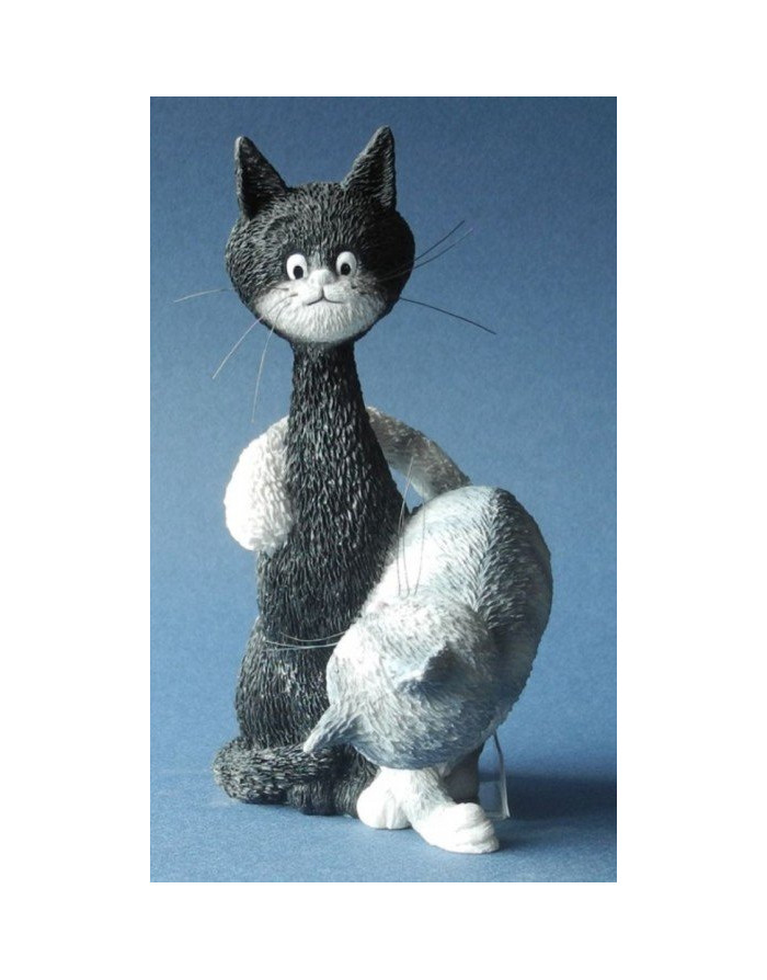  CHAT DUBOUT - LA CHARMEUSE, FIGURINE RÉSINE 13 CM