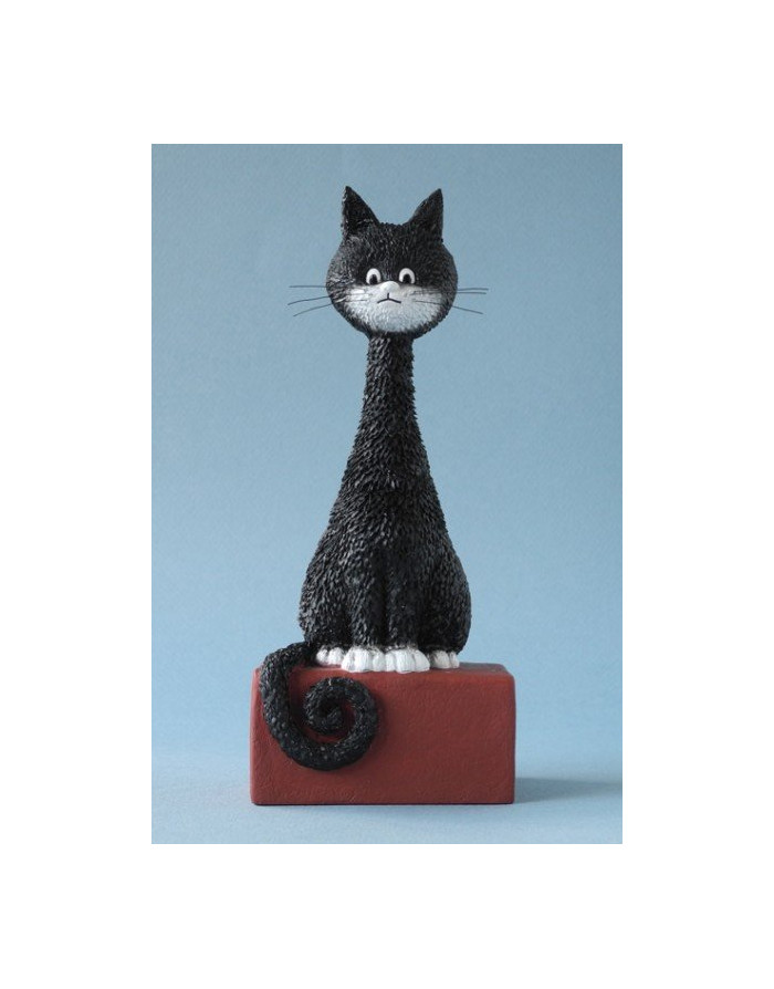 Chat Dubout - Kikou, figurine en résine 18 cm