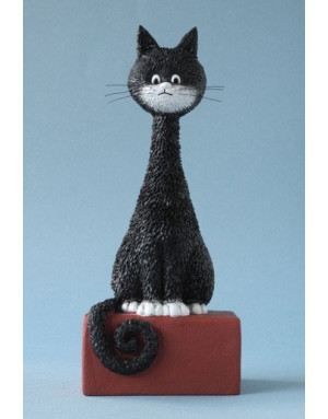 Chat Dubout - Kikou, figurine en résine 18 cm