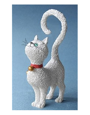 Parastone :  Chat Dubout - Qu est-ce qu on mange blanc, figurine 11 cm