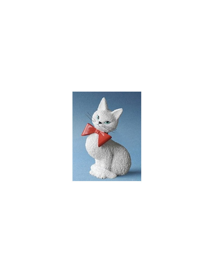  Parastone :  Chat Dubout - Coquette blanche figurine en résine