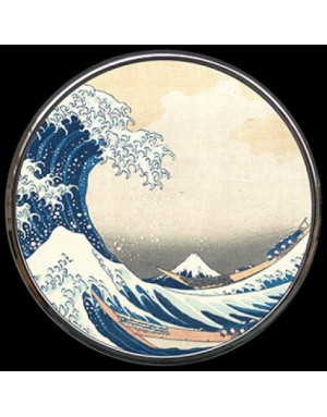  Parastone : Miroir de poche "La Vague" de Hokusai