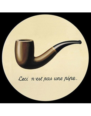 Parastone : Presse-papier "Ceci n'est pas une pipe" de Magritte