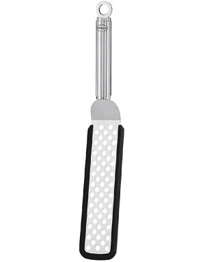  Rösle :  Palette spatule coudée perforée longue en Inox et silicone