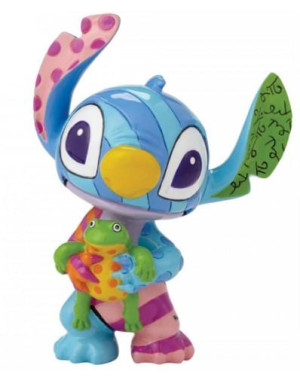 Sculpture Disney Britto, Stitch et la grenouille