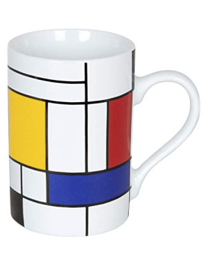  Konitz :  Hommage to Mondrian SF - Mug en porcelaine avec anse