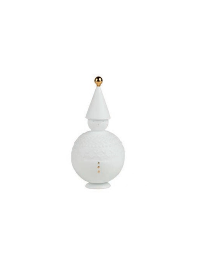 Rader : Lutin figurine en porcelaine blanche et or