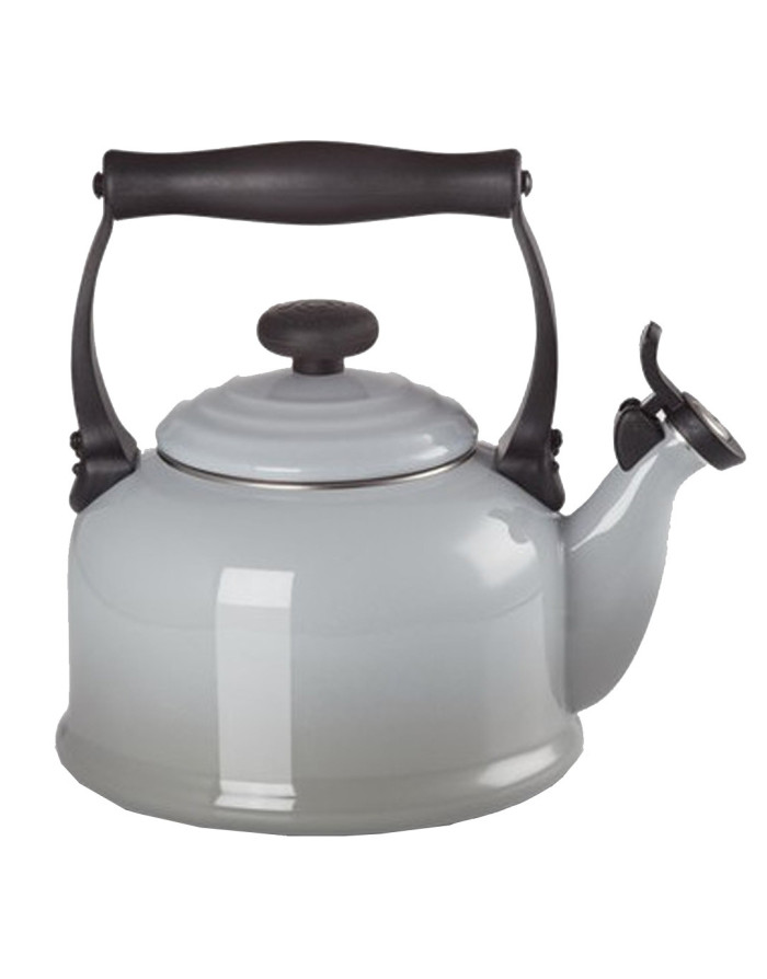 Le Creuset : Bouilloire Tradition en acier émaillé 2,10 l coloris gris