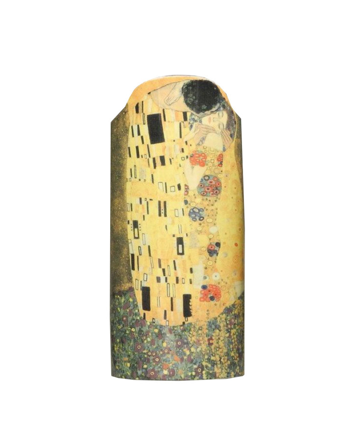  Parastone :  Le Baiser de G. Klimt - Vase ovale céramique 23 cm