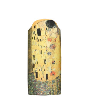  Parastone :  Le Baiser de G. Klimt - Vase ovale céramique 23 cm