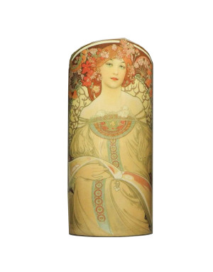 Vase céramique "Rêverie" d'Alphonse Mucha, 24 cm