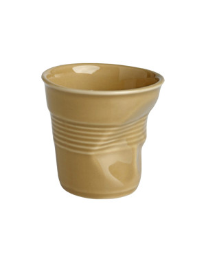 Gobelet Froissé Savane, Tasse espresso 8 cl Porcelaine