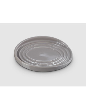 Le Creuset : Repose cuillère Ovale, en céramique Mist Grey