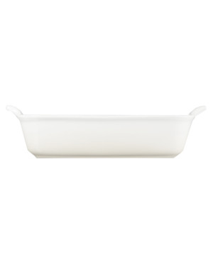 Le Creuset : Héritage, Plat rectangulaire Meringue 26 cm 