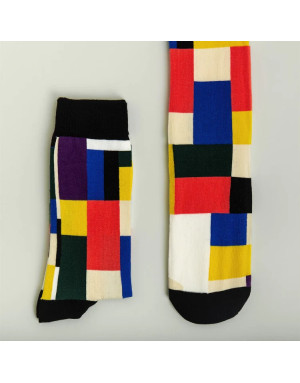 Sock Affairs : Chaussettes d'après "Pure Peinture" de Van Doesburg