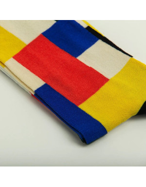 Sock Affairs : Chaussettes d'après "Pure Peinture" de Van Doesburg