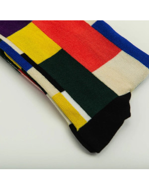 Sock Affairs : Chaussettes d'après "Pure Peinture" de Van Doesburg