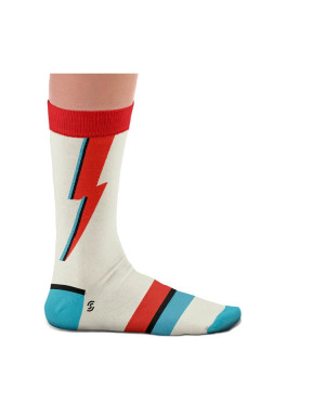 Sock Affairs : Chaussettes d'après l'éclair de Ziggy Stardust