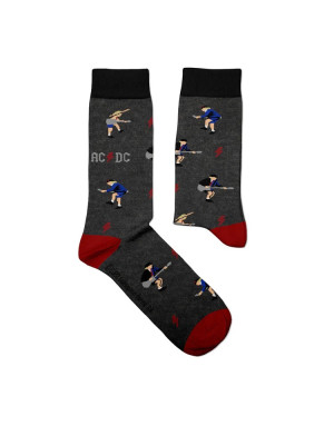 Sock Affairs : Chaussettes en hommage à Angus Young du groupe ACDC