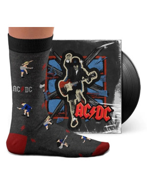 Sock Affairs : Chaussettes en hommage à Angus Young du groupe ACDC