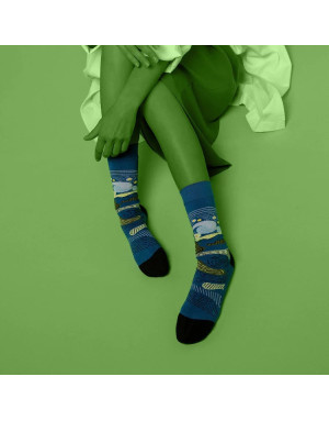 Sock Affairs : Chaussettes d'après La Nuit Etoilée de V. Van Gogh