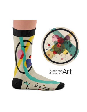 Sock Affairs : Chaussettes d'après Cercle Dans Un Cercle de Kandinsky