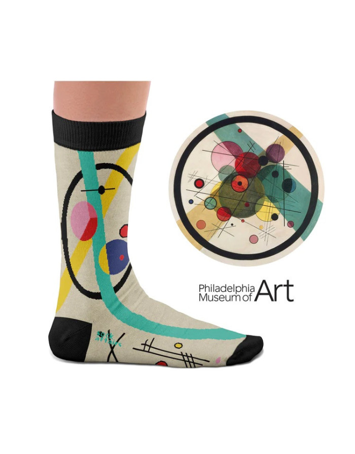 Sock Affairs : Chaussettes d'après Cercle Dans Un Cercle de Kandinsky