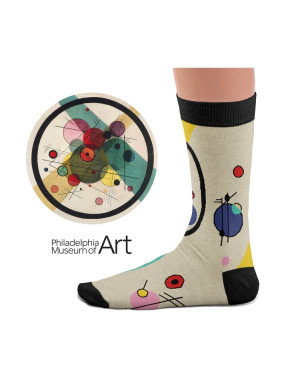 Sock Affairs : Chaussettes d'après Cercle Dans Un Cercle de Kandinsky