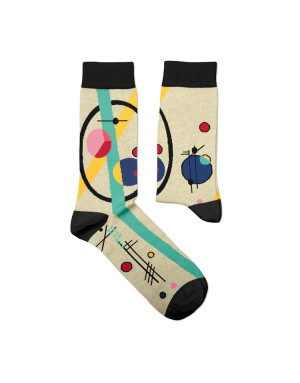 Sock Affairs : Chaussettes d'après Cercle Dans Un Cercle de Kandinsky