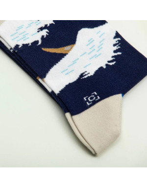 Sock Affairs : Chaussettes d'après la grande Vague d'Hokusai