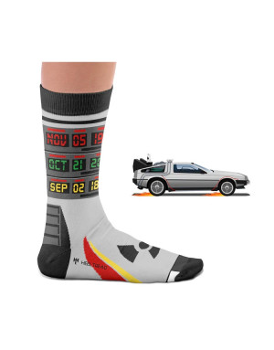 Sock Affairs : Chaussettes «The Time Machine» de Retour vers le futur