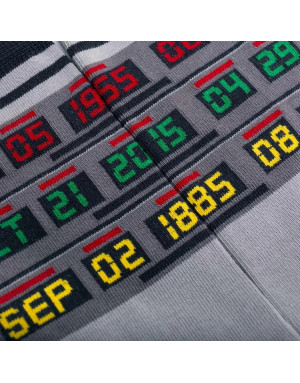 Sock Affairs : Chaussettes «The Time Machine» de Retour vers le futur