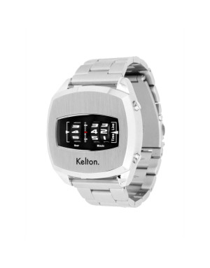 Kelton : "Millenium" Montre bracelet en acier noir