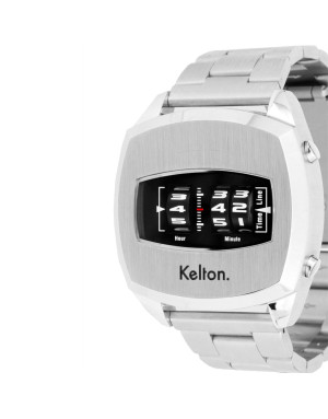 Kelton : "Millenium" Montre bracelet en acier noir