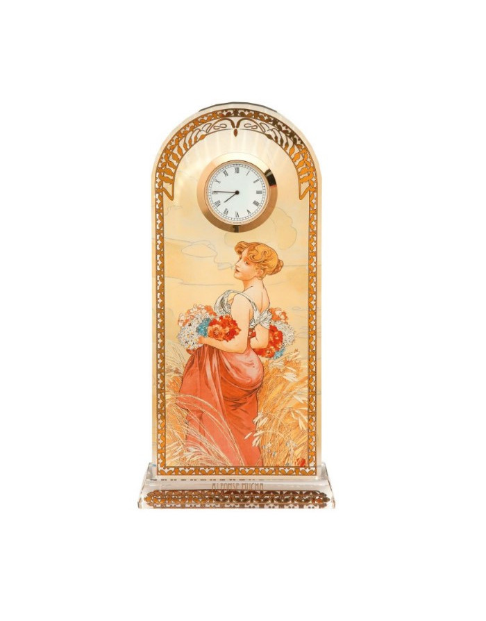 Goebel : Pendule à Poser, Eté de Mucha 