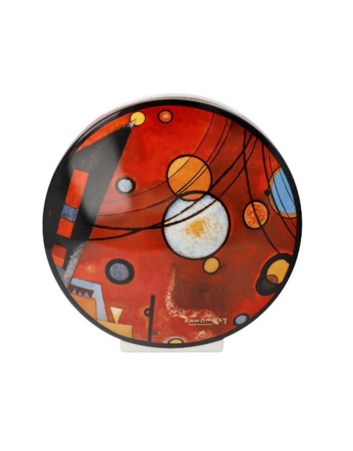 Goebel : Vase,  Rouge Lourd de Kandinsky 20 cm