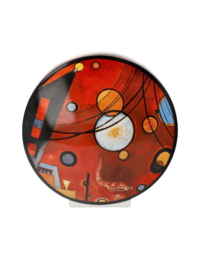 Goebel : Vase,  Rouge Lourd de Kandinsky 20 cm