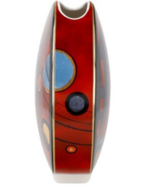 Goebel : Vase,  Rouge Lourd de Kandinsky 20 cm