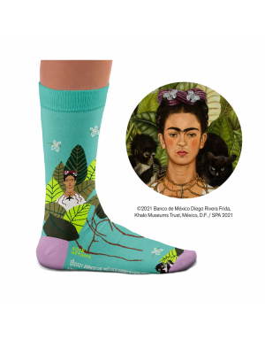 Sock Affairs : Chaussettes d'après l'auto portrait de Frida Kahlo