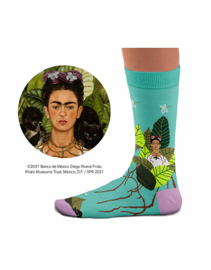 Sock Affairs : Chaussettes d'après l'auto portrait de Frida Kahlo