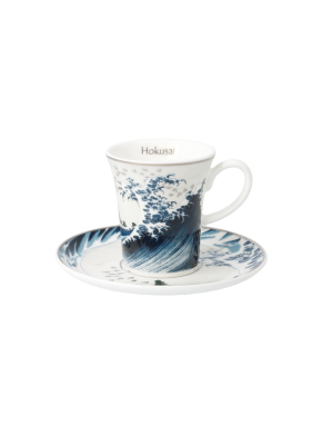 Goebel : Paire Tasse café espresso La Vague  de Hokusai