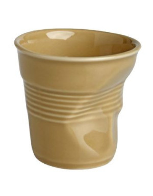 Gobelet Froissé Savane, Tasse espresso 8 cl Porcelaine