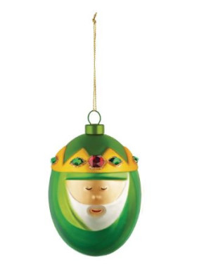 Alessi :Le Palle Presepe, Boule de Noël Melchiorre, le roi mage