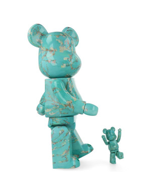 Medicom : Bearbrick 100+400% Amandier en Fleurs V. Van Gogh