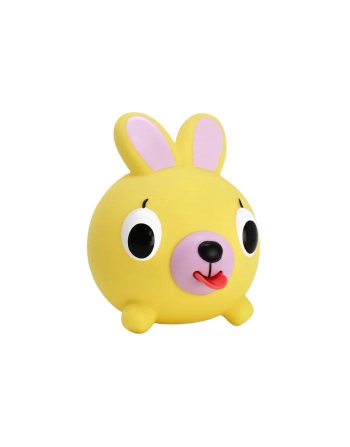 Sankyo Toys : Jabber Ball, lapin rigolo qui tire la langue jaune