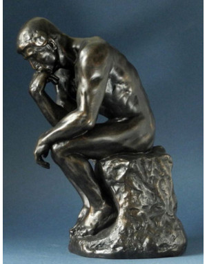 Parastone : Sculpture Le Penseur de Rodin, reproduction de 38cm